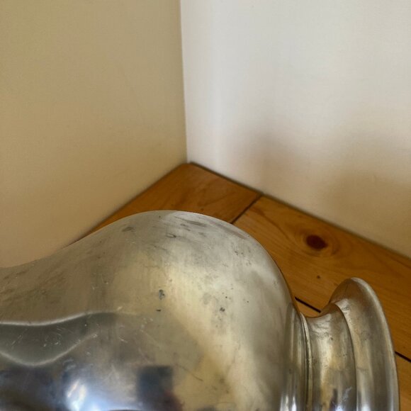 Royal Holland Daalderop Pewter Coffee Pot with Lid Wood Thorn Handle *Dented - Picture 5 of 9